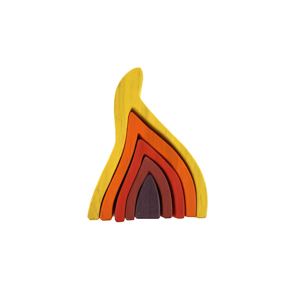 [지아지조] 불 (fire) 슈필 원목 블럭 - 지아지조마켓